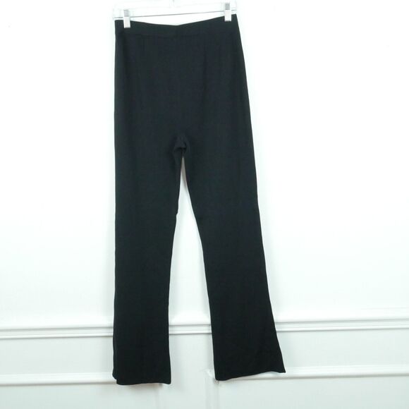 Misook XS Pants Black Pull On Knit Career Modern Minimal Trousers Office Capsule - Picture 4 of 5